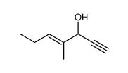 1-ethynyl-2-methyl-2-penten-1-yl alcohol结构式