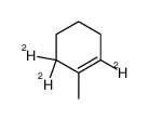 1-methyl-2,6,6-trideuteriocyclohexene Structure