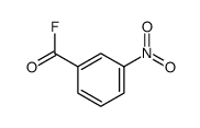 Benzoyl fluoride, 3-nitro- (9CI) structure