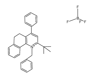 1-benzyl-2-(t-butyl)-5,6-dihydro-4-phenylbenzo[h]quinolinium tetrafluoroborate Structure