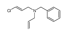 (E)-N-allyl-N-benzyl-3-chloroprop-2-en-1-amine Structure
