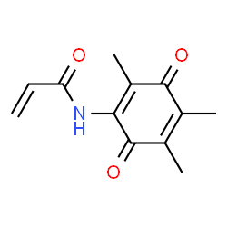 2-Propenamide, N-(2,4,5-trimethyl-3,6-dioxo-1,4-cyclohexadien-1-yl)- (9CI)结构式