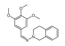 (E)-N-(3,4-dihydro-1H-isoquinolin-2-yl)-1-(3,4,5-trimethoxyphenyl)methanimine结构式