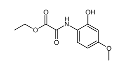 ethyl N-(2-hydroxy-4-methoxyphenyl)oxalamide结构式