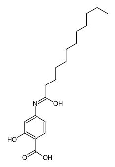 4-(dodecanoylamino)-2-hydroxybenzoic acid结构式