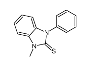 1-methyl-3-phenylbenzimidazole-2-thione Structure