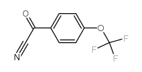 4-(trifluoromethoxy)benzoyl cyanide structure