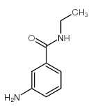 3-氨基-n-乙基苯甲酰胺结构式