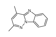 Pyridazino[1,6-a]benzimidazole, 2,4-dimethyl- (9CI) structure