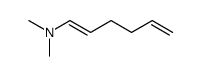 (E)-N,N-Dimethyl-1,5-hexadien-1-amin Structure