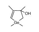 tetramethyl-1,1,3,4 germacyclopentene-4 ol-3结构式