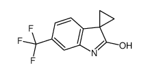 6'-(Trifluoromethyl)-spiro[cyclopropane-1,3'-[3H]indole]-2'(1'H)-one结构式
