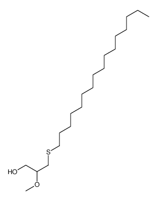 3-hexadecylsulfanyl-2-methoxypropan-1-ol Structure