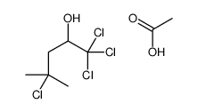 acetic acid,1,1,1,4-tetrachloro-4-methylpentan-2-ol Structure
