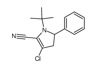 1-tert-butyl-3-chloro-2-cyano-5-phenyl-2-pyrroline Structure
