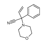 2-phenyl-2-(N-morpholino)but-3-enenitrile Structure