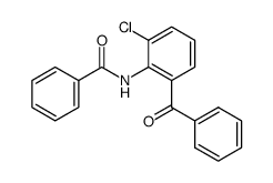 benzoic acid-(2-benzoyl-6-chloro-anilide)结构式