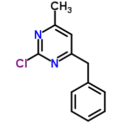 4-Benzyl-2-chloro-6-methylpyrimidine结构式