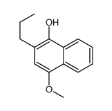 4-methoxy-2-propylnaphthalen-1-ol Structure