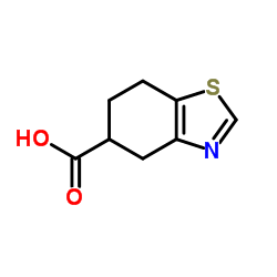 4,5,6,7-Tetrahydro-1,3-benzothiazole-5-carboxylic acid结构式