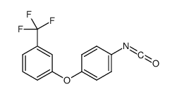 1-isocyanato-4-[3-(trifluoromethyl)phenoxy]benzene结构式
