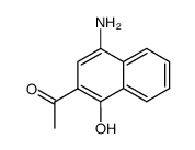 1-(4-amino-1-hydroxy-[2]naphthyl)-ethanone结构式