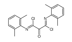 N,N'-bis(2,6-dimethylphenyl)-2-oxopropanediimidoyl dichloride Structure