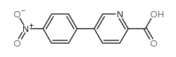 5-(4-Nitrophenyl)-picolinic acid Structure
