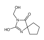 3-Hydroxymethyl-1,3-diazaspiro[4.4]nonane-2,4-dione Structure