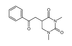 1,3-Dimethyl-5-(2-oxo-2-phenyl-ethyl)-dihydro-pyrimidine-2,4-dione结构式