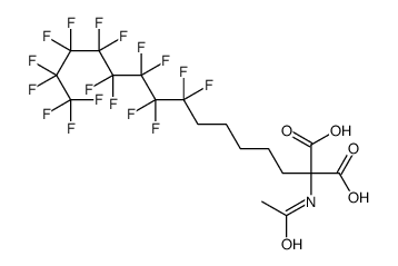 (Acetamido)[5-(perfluorooct-1-yl)pent-1-yl]propane-1,3-dioic acid Structure