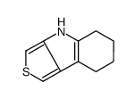 5,6,7,8-tetrahydro-4H-thieno[3,4-b]indole Structure