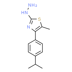 5-METHYL-4-[4-(1-METHYLETHYL)PHENYL]-2(3H)-THIAZOLONE HYDRAZONE Structure