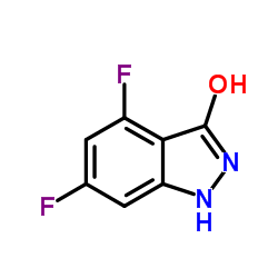 3-hydroxy-4,6-difluoro-1H-indazole Structure