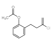 4-(2-ACETOXYPHENYL)-2-CHLORO-1-BUTENE structure