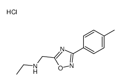 N-([3-(4-METHYLPHENYL)-1,2,4-OXADIAZOL-5-YL]METHYL)ETHANAMINE HYDROCHLORIDE结构式