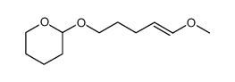 2-((E)-5-Methoxy-pent-4-enyloxy)-tetrahydro-pyran Structure