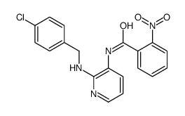 N-[2-[(4-chlorophenyl)methylamino]pyridin-3-yl]-2-nitrobenzamide结构式