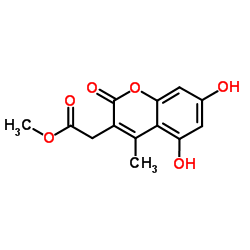 methyl 2-(5,7-dihydroxy-4-methyl-2-oxo-2H-chromen-3-yl)acetate picture