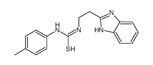 1-[2-(1H-benzimidazol-2-yl)ethyl]-3-(4-methylphenyl)thiourea Structure