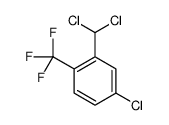 4-chloro-2-(dichloromethyl)-1-(trifluoromethyl)benzene结构式