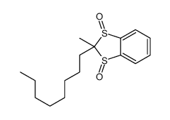 2-methyl-2-octyl-1λ4,3λ4-benzodithiole 1,3-dioxide结构式