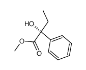 (R)-2-hydroxy-2-phenyl-butyric acid methyl ester Structure