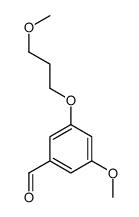 3-methoxy-5-(3-methoxypropoxy)benzaldehyde Structure