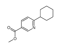 methyl 6-cyclohexylpyridine-3-carboxylate Structure