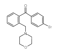 4'-BROMO-2-MORPHOLINOMETHYL BENZOPHENONE structure