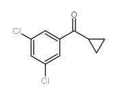 cyclopropyl-(3,5-dichlorophenyl)methanone结构式