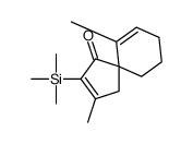 2,10-dimethyl-3-trimethylsilylspiro[4.5]deca-2,9-dien-4-one Structure