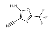 5-AMINO-2-(TRIFLUOROMETHYL)OXAZOLE-4-CARBONITRILE Structure