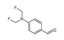 4-[bis(fluoromethyl)amino]benzaldehyde结构式